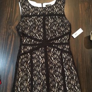 Black lace dress
